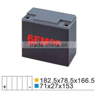 12V 22ah reliable storage battery for UPS containers