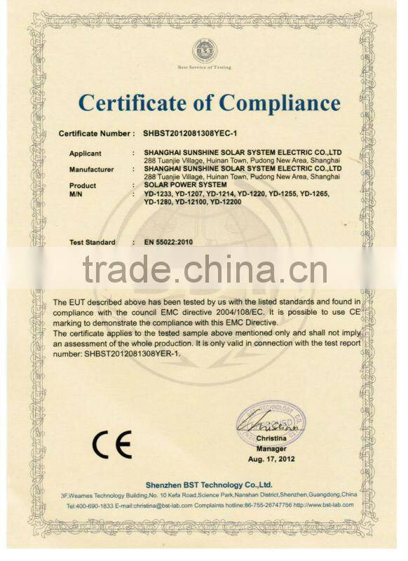 Long work time Solar power system,solar energy system