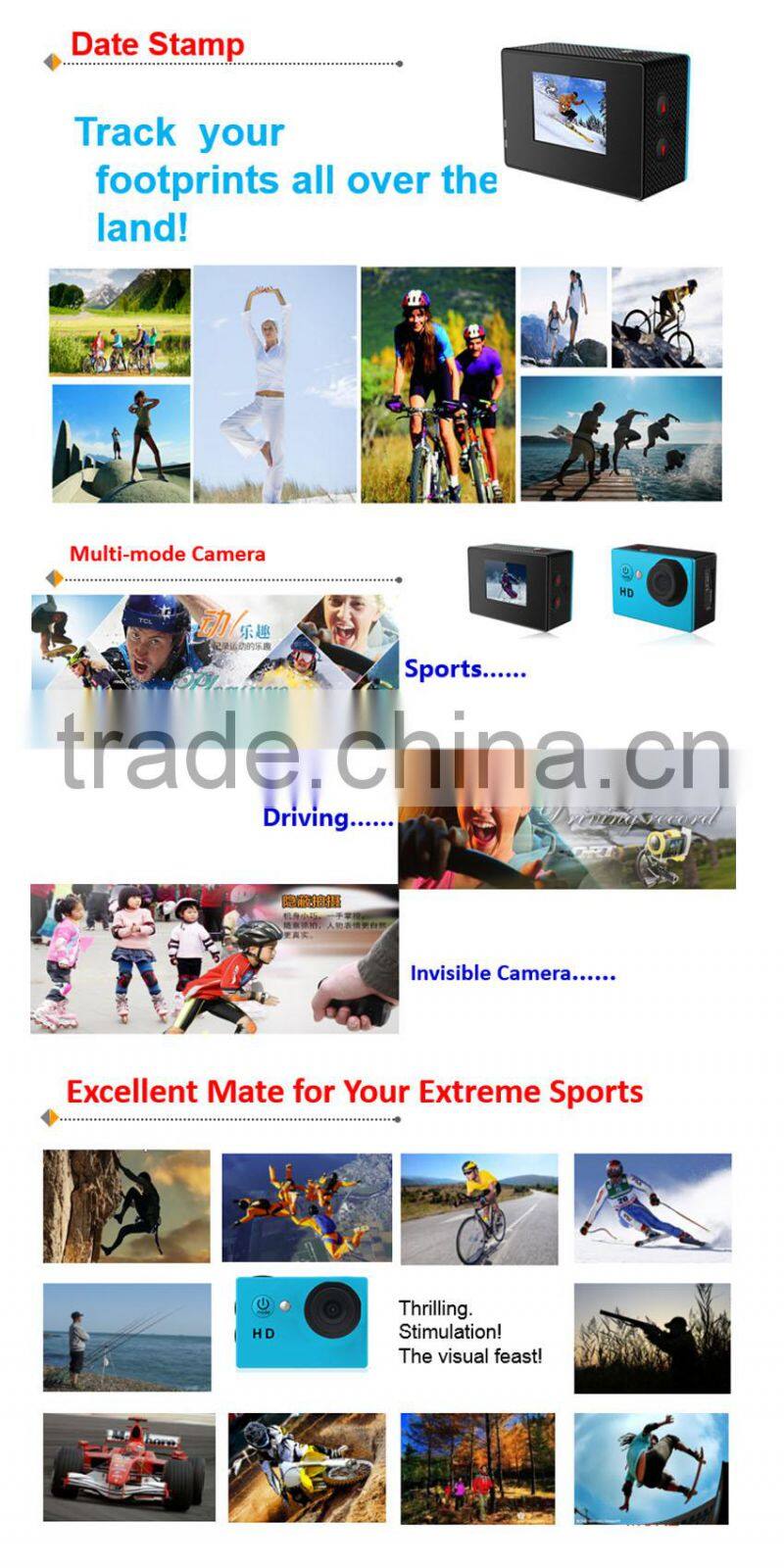 HD 720P Action Camera