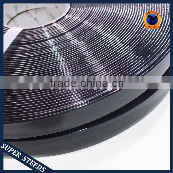 1 Inch fluo yellow ROHS waterproof plastic coated nylon webbing