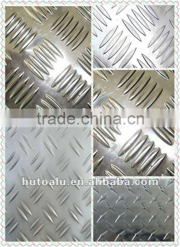 Big/Small Five Bars Embossed Aluminum/Aluminium Checkered Plate Sheets