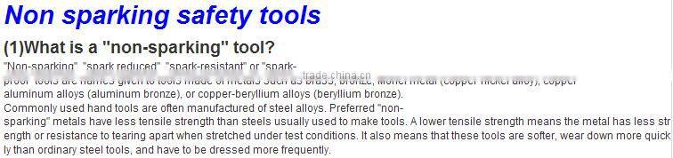 non sparking hand tools aluminum bronze deck rust scraper