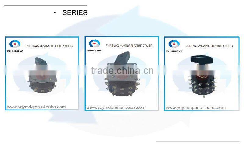 Welding machine switch KDHC-32/3 3 knots 3 poles 32A 3 positions step switch 6 pcs contacts changeover rotary switch