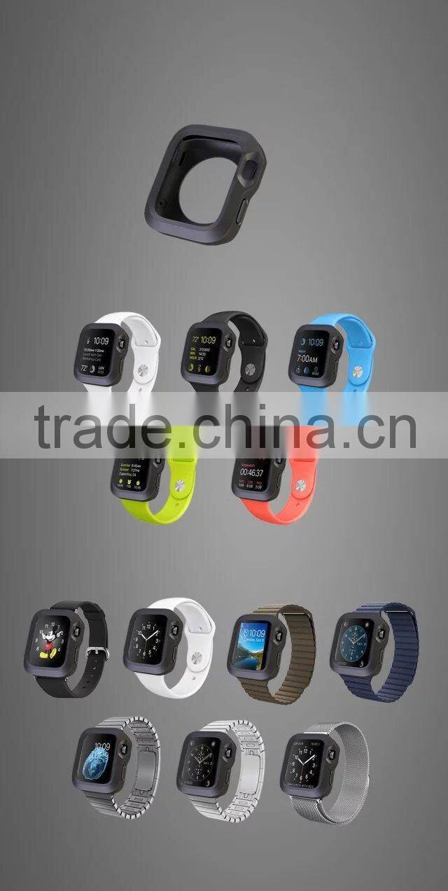 Beautiful soft TPU case for apple smart watch