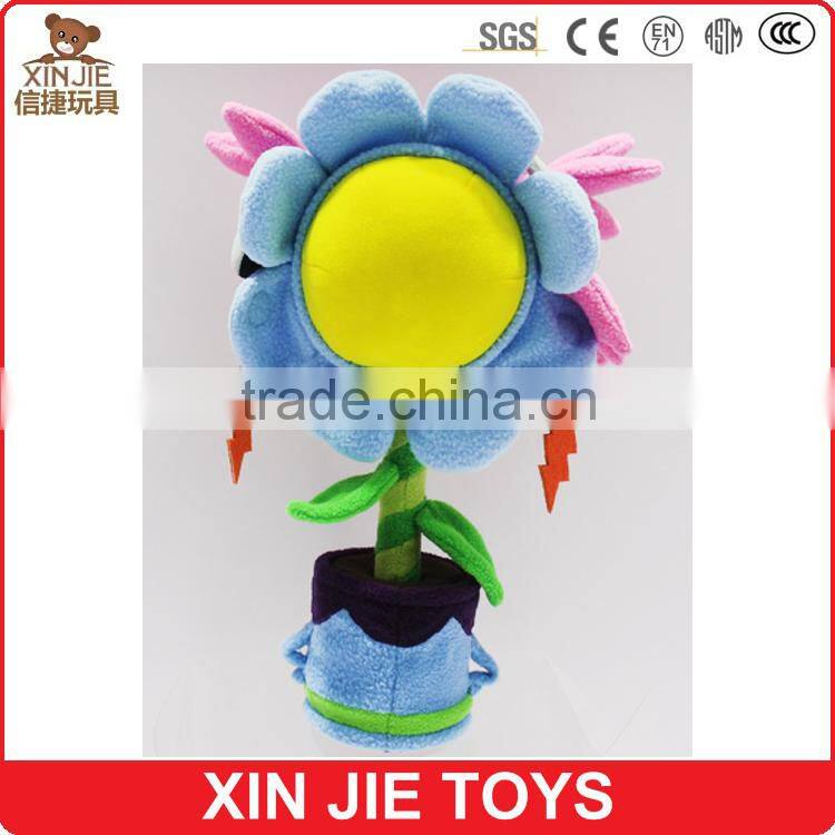 fashion soft sunflower doll toy personalized stuffed flower toy for kids beautiful sunflower plush toy