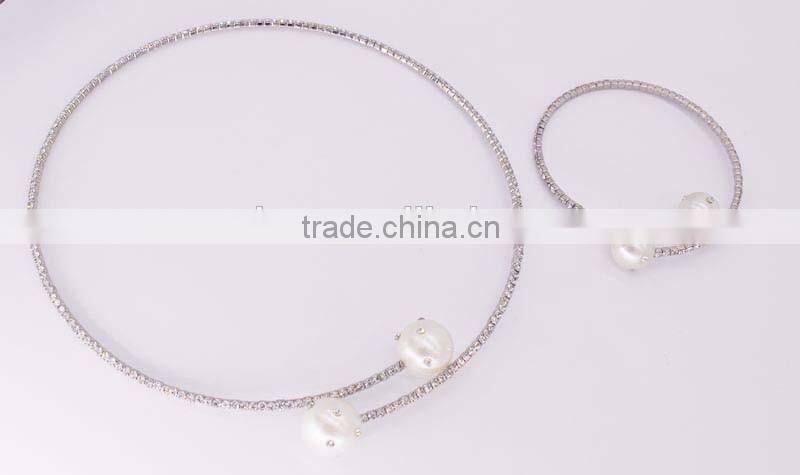 Online Shopping Promotional Prices white gold necklace set price in malaysia GJ-080