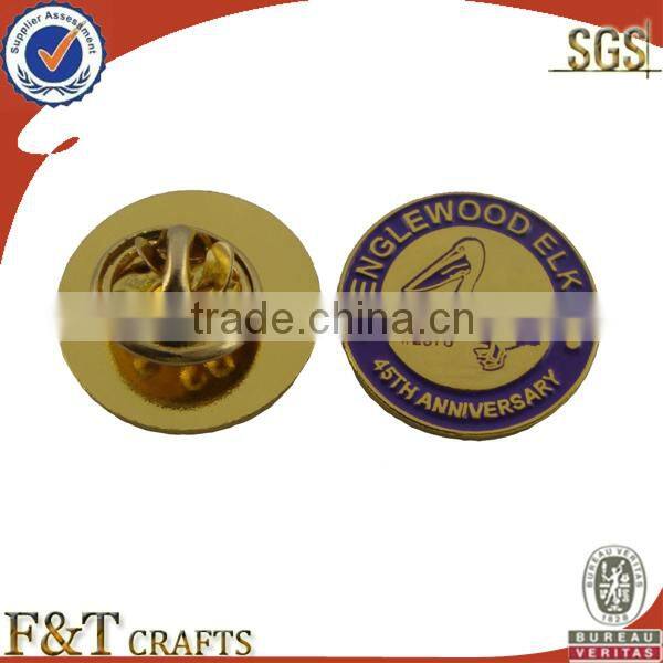 cheapest gold metal enamel custom made lapel pins china