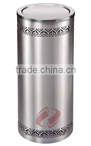 Promotional stainless steel trash bin,garbage trash bin