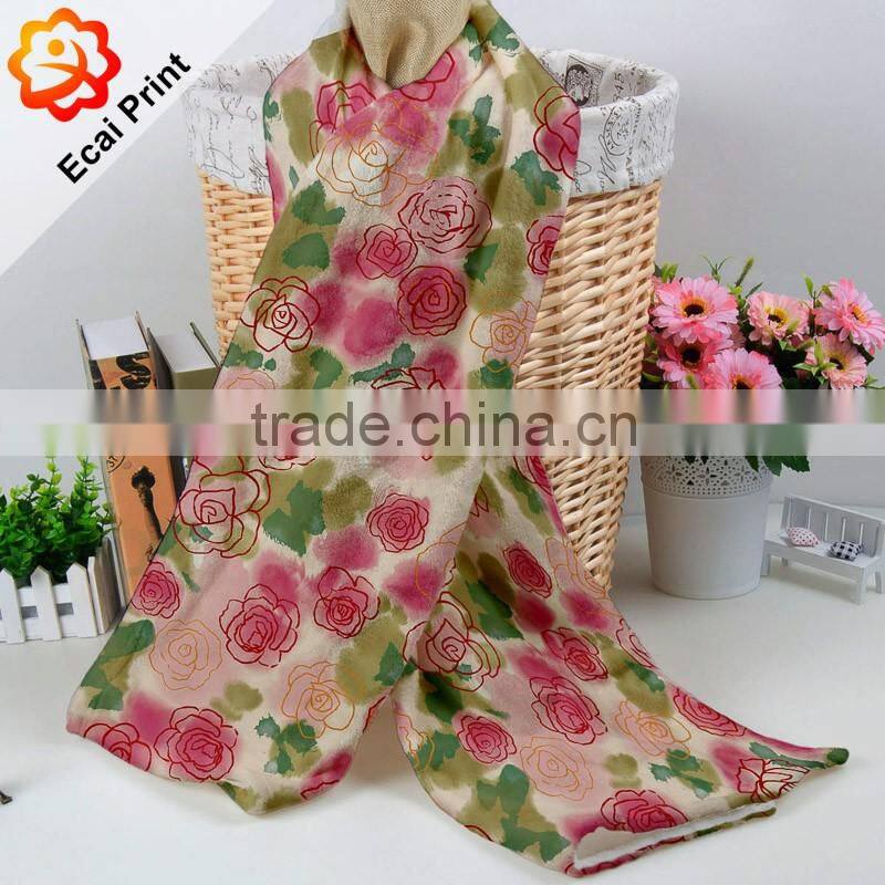 comfortable soft heat transfer printed sublimated women scarf
