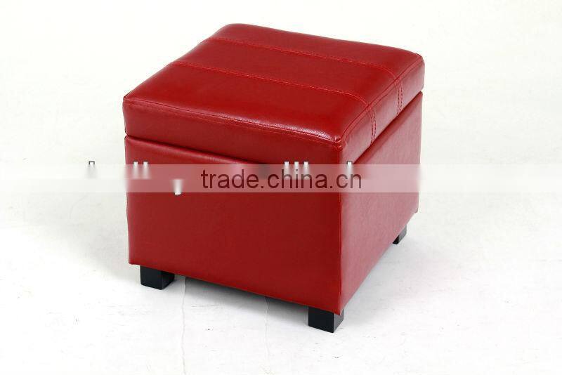 Home Furniture Modern Storage Ottoman With Tray