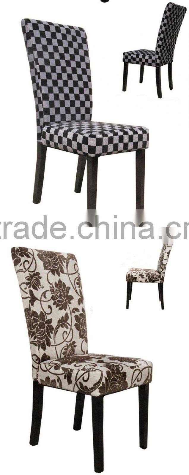 Luxry fabric fashionable High back Dining chair Y414