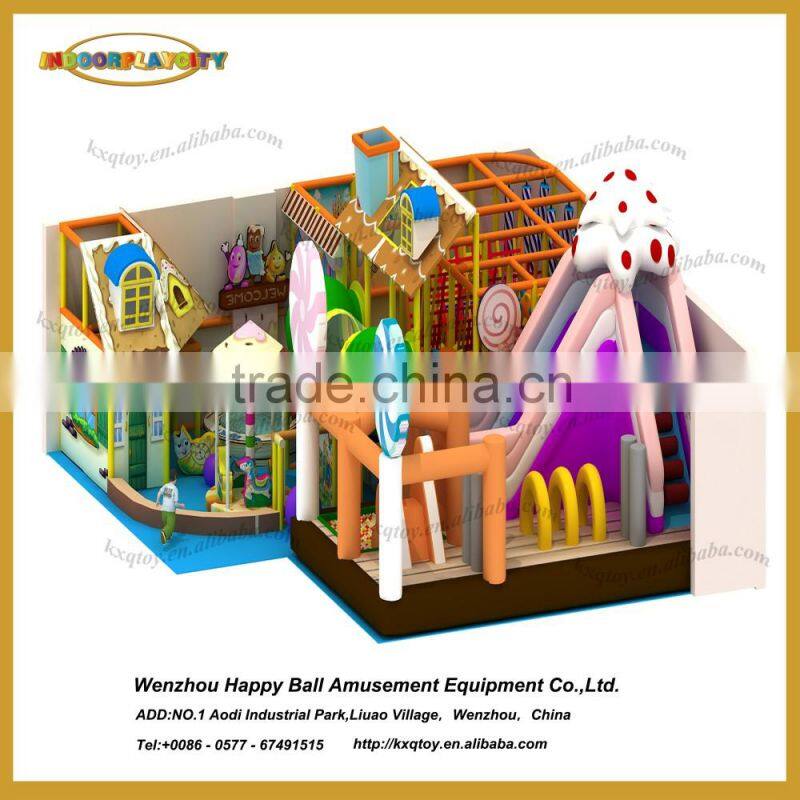 Children soft happy candy land castle indoor playground equipment on sale!