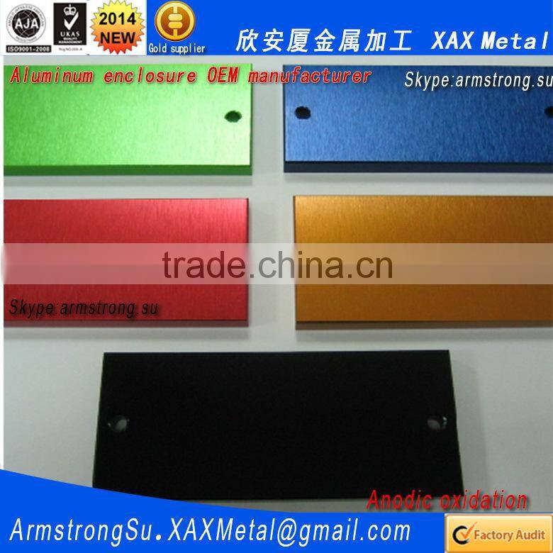 XAX14Alu OEM ODM customized laser cut bend weld sheet aluminum electric cabinet outer