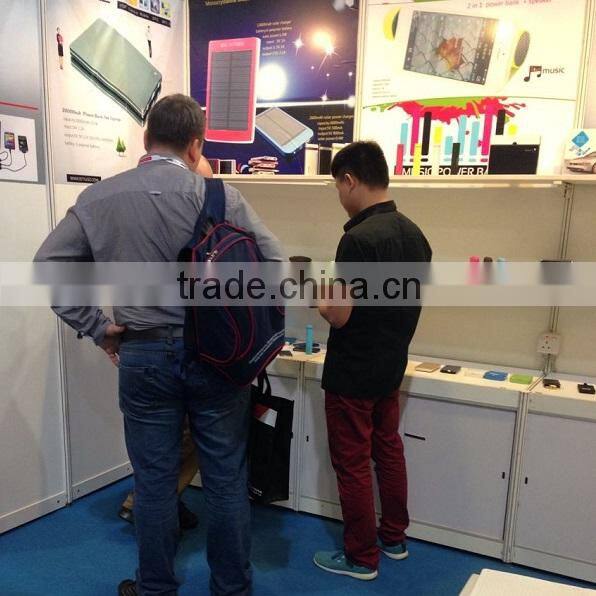 outdoor high capacity solar power bank 30000mah