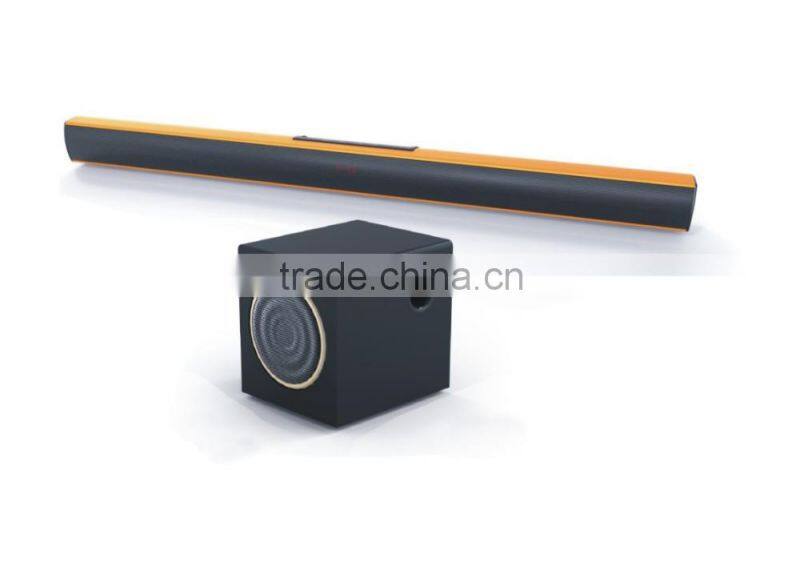 New style very popular 2.1 tv soundbar in 2016 used home theater system