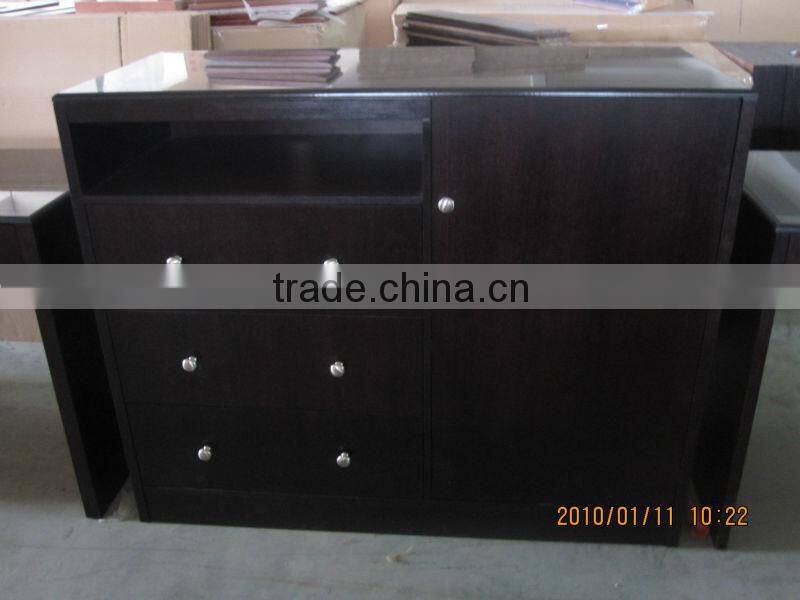 hot sale wood tv cabinet for usa hotel furniture