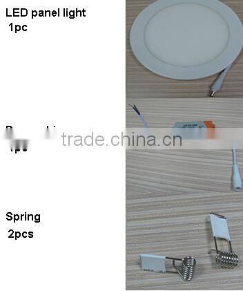 round led panel light for high-grade decoration