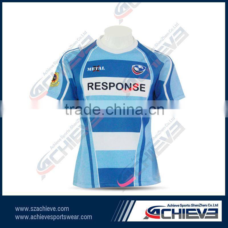 100 % Polyester OEM Rugby Club Top