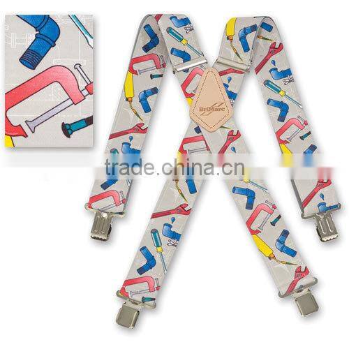 Adjustable X shape fashion hot sale children's suspender for promotion.