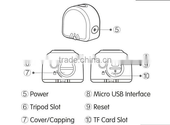 2.4ghz wireless MINI WiFi Sport Action Camera Podo G1 hd1080P with remote control Selfie Camera camcorder IP66 mini wifi camera