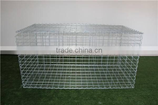 Stone Filled Steel Gabion Wall