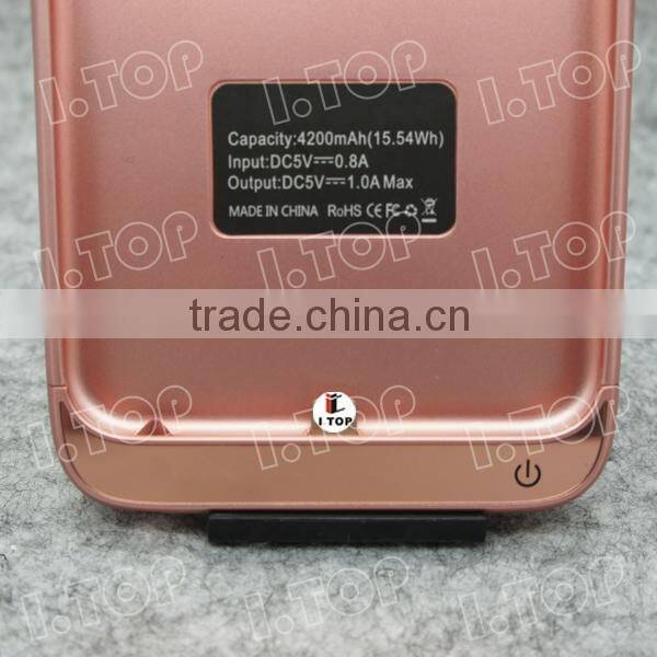 Wholesale New Arrive 4200mAH mfi battery case for Iphone 6
