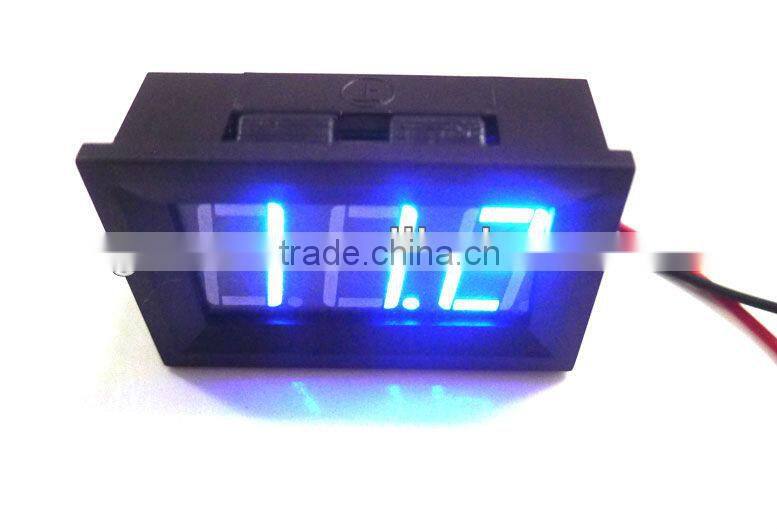 Blue LED DC Digital Voltmeter 4.5-150V Vehicle Motors Car Battery Voltage Panel Meter