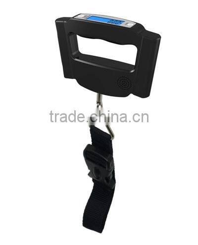 50kg Blue LCD Portable digital Luggage Scale with belt or Hook