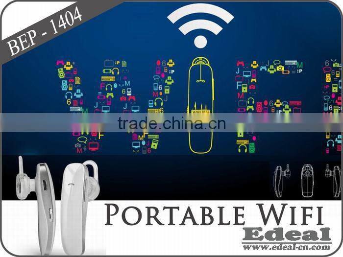 Wifi mono bluetooth headset for hands free phone call and music from BSCI manufacturer