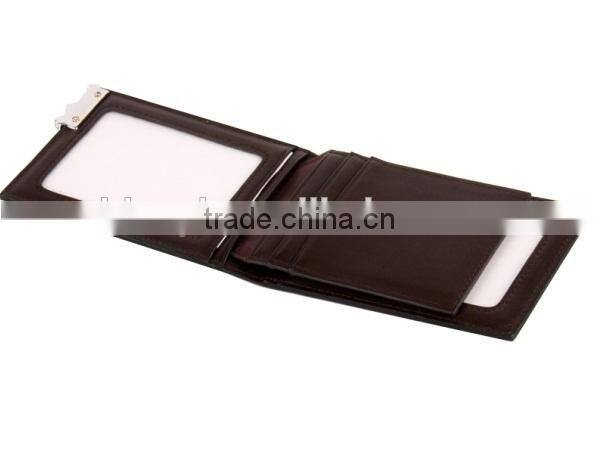 Luxury leather men wallet christmas new year corporate business gift set