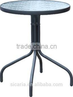 summer outdoor temper glass table