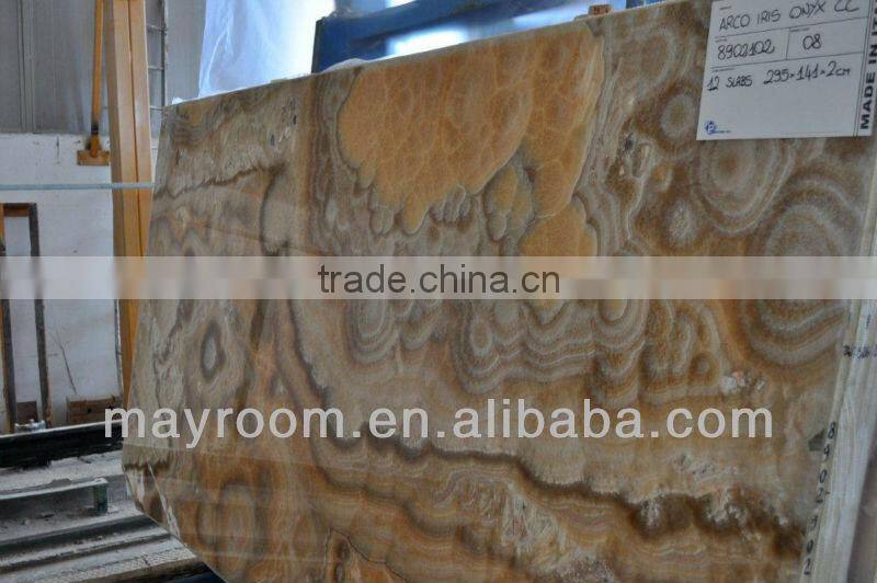 Arco Iris Onyx slabs Italy onyx