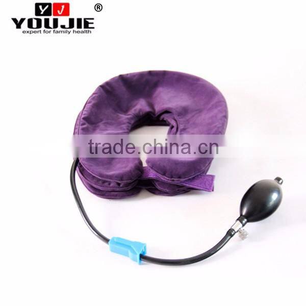 China supplier flannel medical PVC adjustable cervical neck traction device