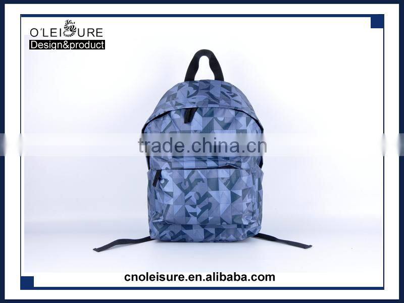 2015 own brand fashion design foldable backpack school backpack