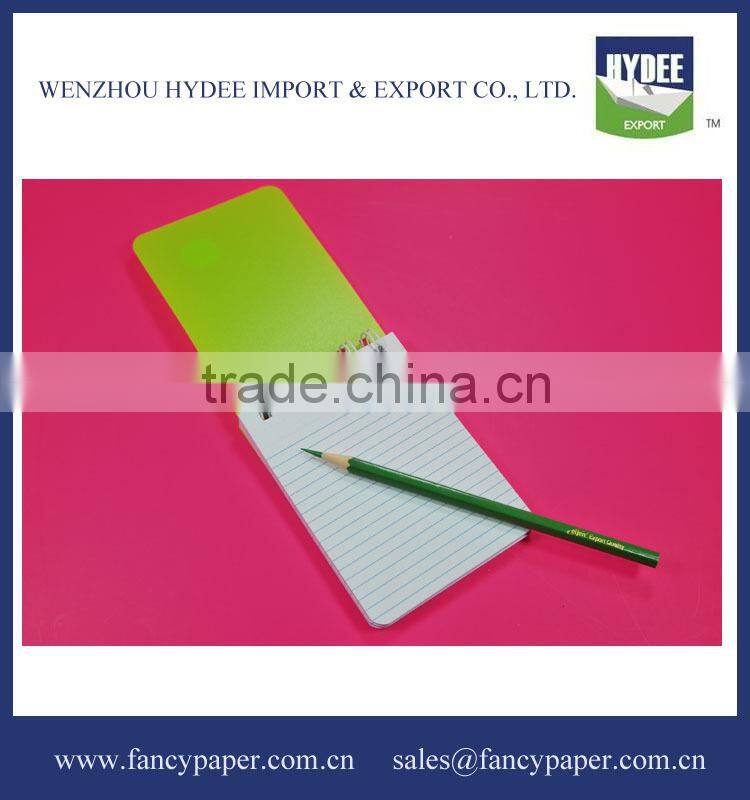 A7 Plastic Cover Spiral Notebook