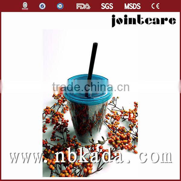 500ml colorful straw cup