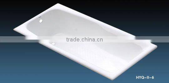 supply drop- in cast iron enamel bathtub