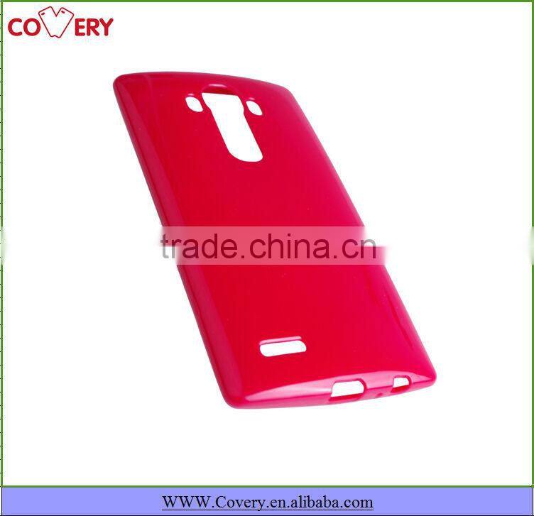 New arrival Candy color glossy tpu case for LG G4