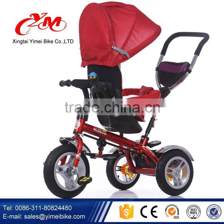 Lightweight folding baby tricycle / Factory Outlet kids tricycle 2016 new design / plastic tricycle baby stroller tricycle