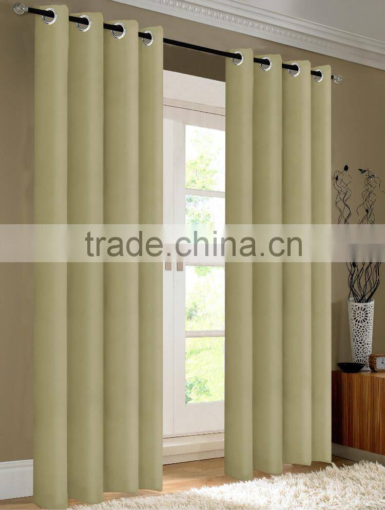 HLHT low MOQ flame retardant curtain ready made