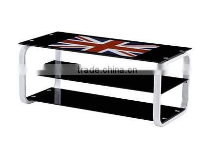 square glass dining table/glass dining table set for living room