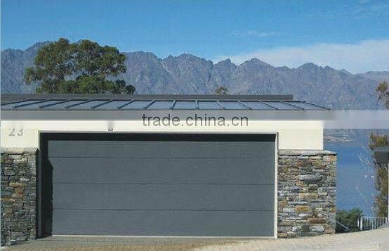 Residential Sliding Garage Door with Round Windows
