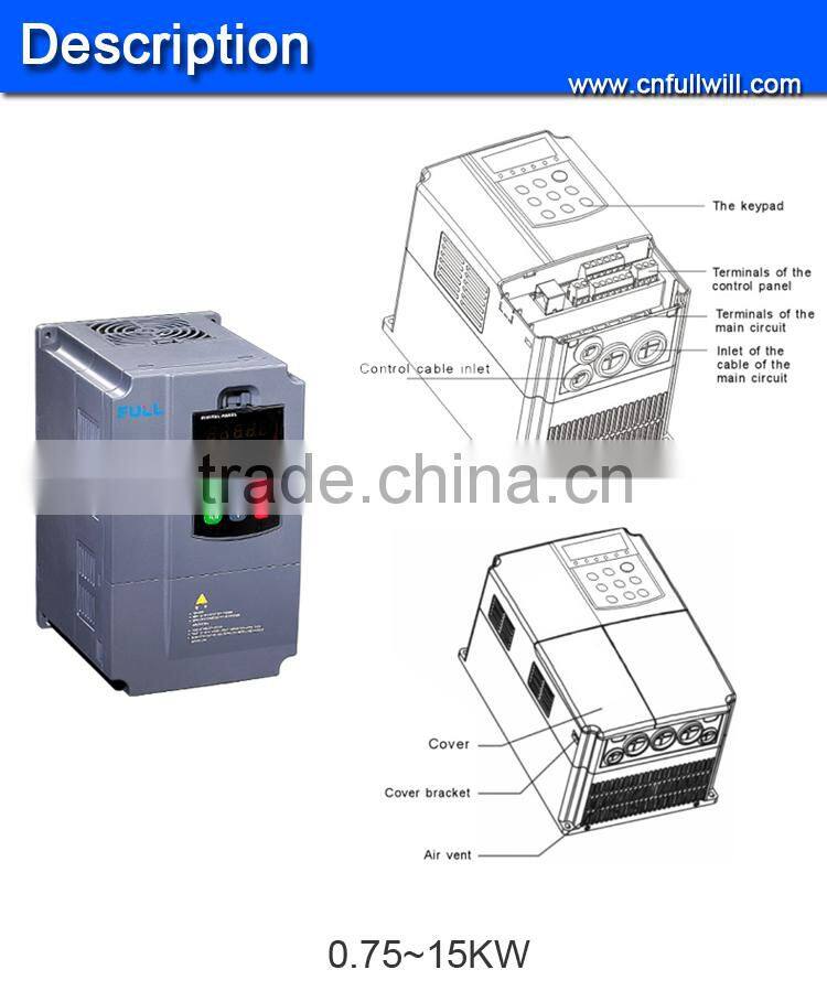 General 0.4-315KW ac electric variable speed Frequency drive