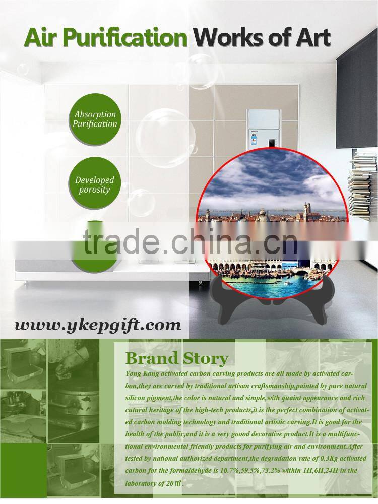 Cheap novelty tourist gift custom made souvenir for absorbing hazardous gas,purify the air