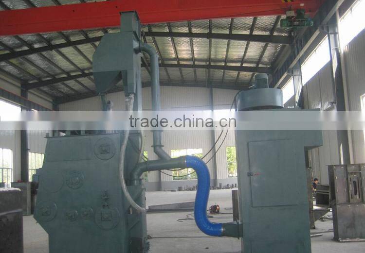 Tumble belt turbine/wheel blasting system/machines