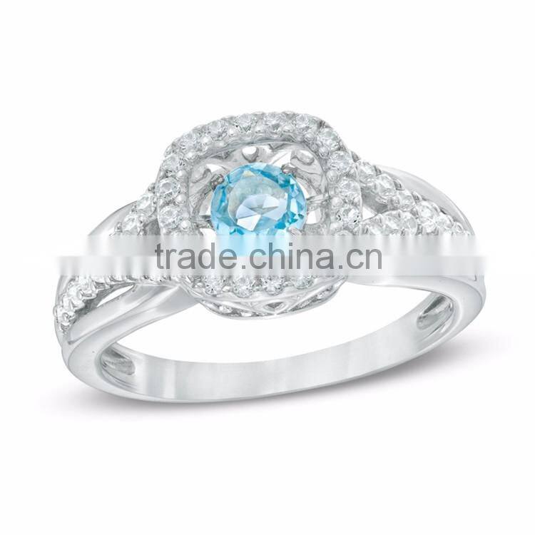 925 silver rings for women with dancing stone