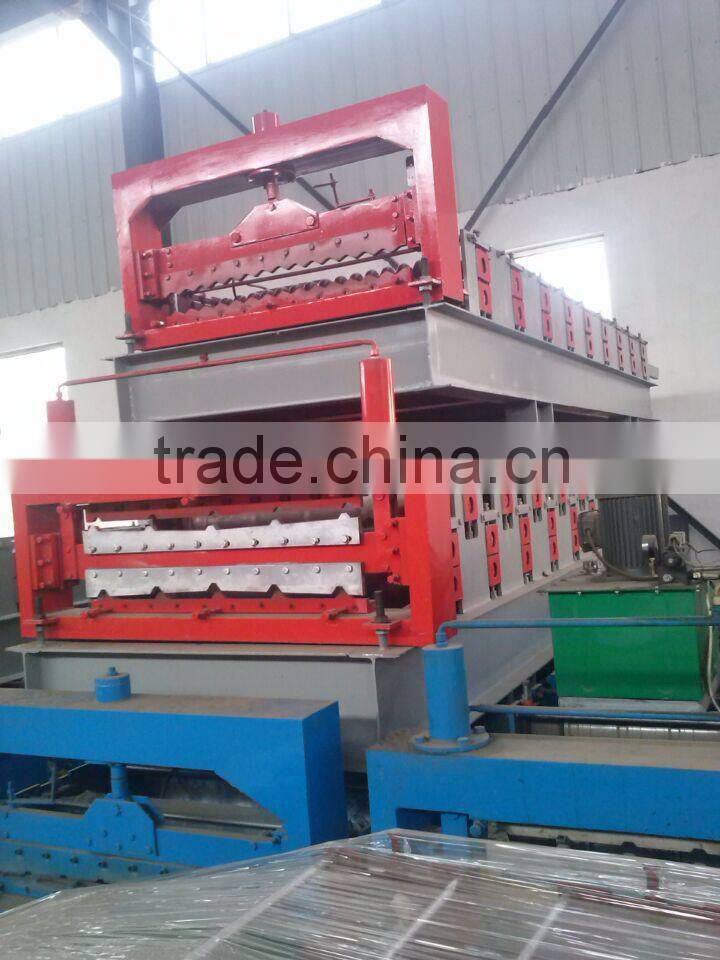 new design corrugated sheet metal roof making machine
