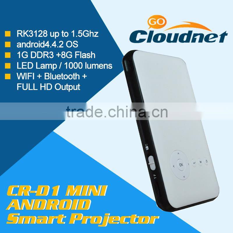 Android 4K Portable Projector 1GB RAM 8GB ROM Cheap Projector Mobile Phone 10000 Lumens Projector