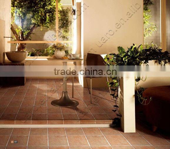 Brick red glazed luxury porcelain vintage rustic home decor