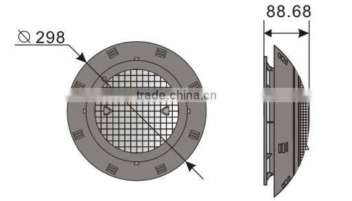 Indeformable white ABS Plastic Underwater Light